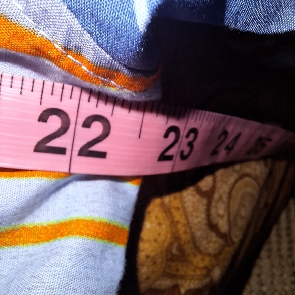 Ocean Current Multicolor Striped Short Sleeve Casual Button-down Shirt In A Larg - Picture 6 of 9